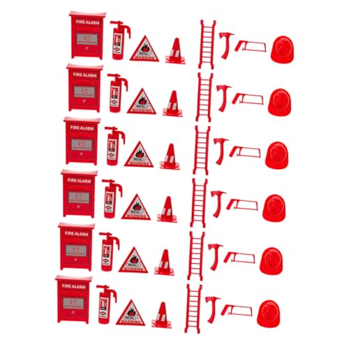 Supvox 6 Sätze Feuerwerkzeugmodell Feuerlöscher Für Feuerwehrspielzeug Plastik Supvox 6 Sätze Feuerwerkzeugmodell Feuerlöscher Für Feuerwehrspielzeug Plastik von Supvox