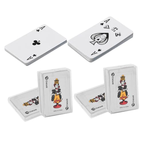 Supvox 6 Sätze Kinderspielzeugspielzeug Für Mini-kartenspiel Geburtstagsfeier Kleines Spielkartenset Partykartenspiele Für Erwachsene Kinderpuppenhausspielzeug Reise Spiel Papier von Supvox
