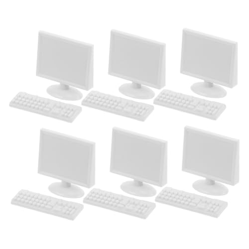 Supvox 6 Sets DIY Dollhouse Computer- Und Tastaturmodell Miniatur -haushaltsgeräte Für Kinderkreativität Und Realistische Puppenhausdekoration Supvox 6 Sets DIY Dollhouse Computer- Und Tastaturmodell Miniatur -haushaltsgeräte Für Kinderkreativität Und Realistische Puppenhausdekoration von Supvox
