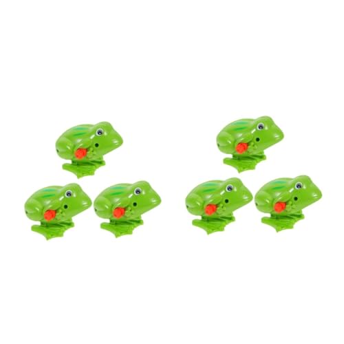 Supvox 6 Stck Aufziehspielzeug Kunststofffrosch mit Springend Spielerisch Motorische Supvox 6 Stck Aufziehspielzeug Kunststofffrosch mit Springend Spielerisch Motorische von Supvox