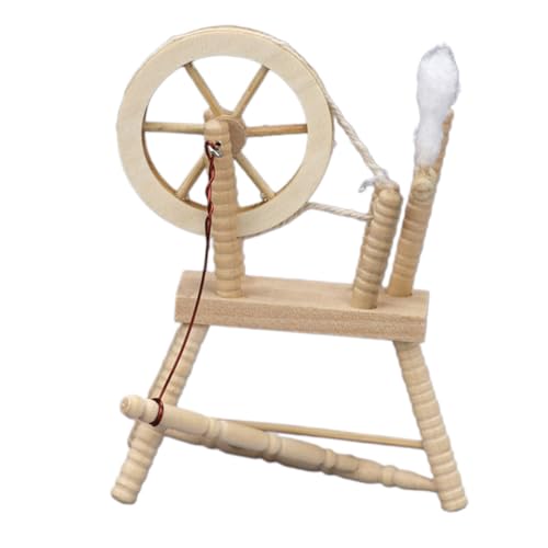 Supvox 6 Stck Miniatur Retro Handspinnrad aus Holz Kreatives Miniatur Textilrad Detailgetreues Leichtes Puppenhaus Dekorationsmodell Miniaturmöbel für Vintage Puppenzimmer Supvox 6 Stck Miniatur Retro Handspinnrad aus Holz Kreatives Miniatur Textilrad Detailgetreues Leichtes Puppenhaus Dekorationsmodell Miniaturmöbel für Vintage Puppenzimmer von Supvox
