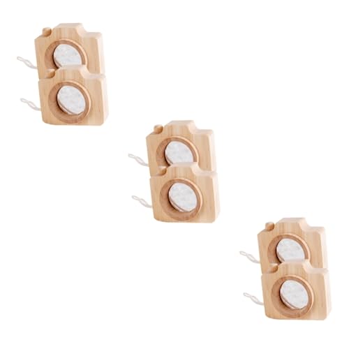 Supvox 6 Stck aus Holz Pädagogisches Multi Prisma mit Bienen Augen Robustes Lernspielzeug für Kreativität und Fantasie Partygeschenk von Supvox