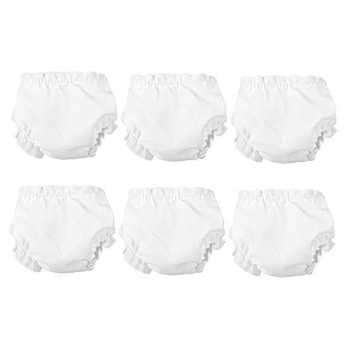 Supvox 6 Stck. Puppenunterwäsche Verstellbare und Waschbare Puppenunterhosen Teiliges für Babypuppen Puppenliebhaber und Kreative Rollenspiele Supvox 6 Stck. Puppenunterwäsche Verstellbare und Waschbare Puppenunterhosen Teiliges für Babypuppen Puppenliebhaber und Kreative Rollenspiele von Supvox