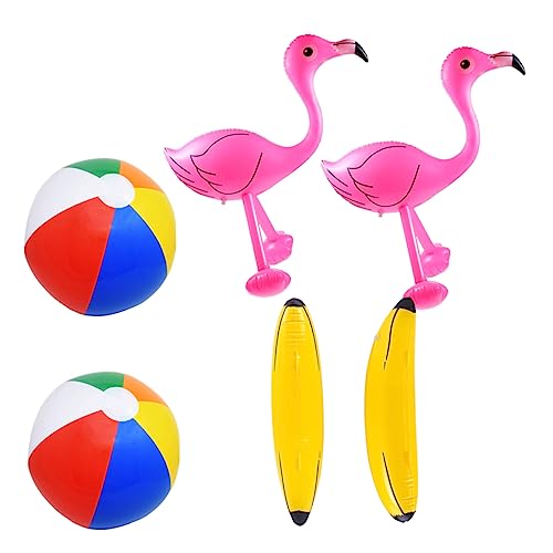 Supvox 6 Stück Aufblasbare Spielzeuge Banane Ball Wasser Strand Schwimmen Simulation Schwimmspielzeug Partygeschenke Für Poolspielzeug Für Lustiges Colorful von Supvox