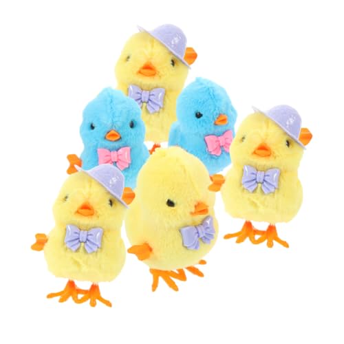 Supvox 6 Stück Aufziehbares Hühnerspielzeug klein Jungs Huhn für Mädchen füller Kinderspielzeug Aufziehspielzeuge Küken Chick Toys for Plüsch Supvox 6 Stück Aufziehbares Hühnerspielzeug klein Jungs Huhn für Mädchen füller Kinderspielzeug Aufziehspielzeuge Küken Chick Toys for Plüsch von Supvox