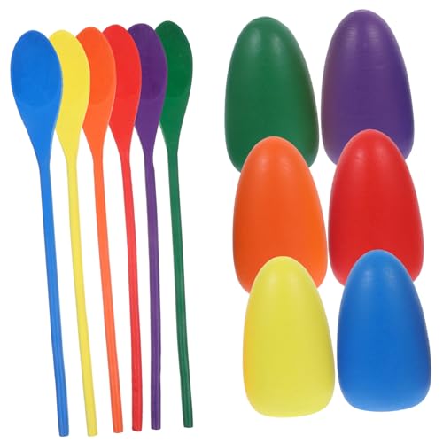 Supvox 6 Stück Balancierspiel Holz Teiliges Balancing Stick für Motorikspielzeug Geeignet für Kindergarten und Familienfest Gleichgewicht und Koordination von Supvox