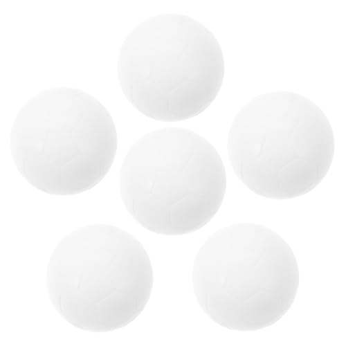 Supvox 6 Stück Brettspiel Fußball Mini Schienbeinschoner Fussball -ersatz Schreibtischfußball-ersatz Foosballball Zubehör Für Fußballspiele Pp Weiß Supvox 6 Stück Brettspiel Fußball Mini Schienbeinschoner Fussball -ersatz Schreibtischfußball-ersatz Foosballball Zubehör Für Fußballspiele Pp Weiß von Supvox