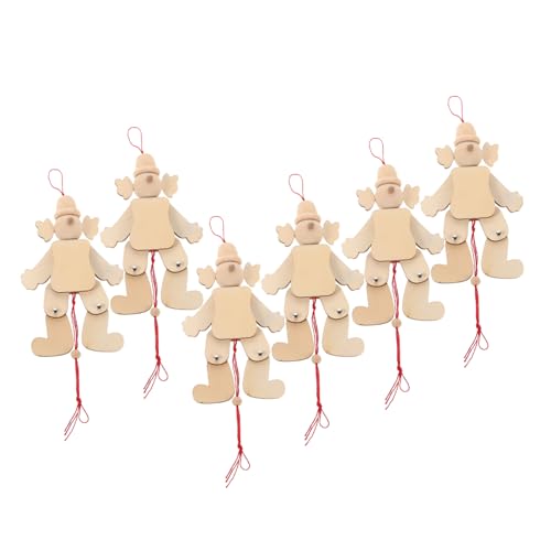 Supvox 6 Stück DIY Ziehschnur Marionette für Handgemachte Holzmarionette für Kreative Bastelprojekte für Schulaktivitäten und Familienfeiern Supvox 6 Stück DIY Ziehschnur Marionette für Handgemachte Holzmarionette für Kreative Bastelprojekte für Schulaktivitäten und Familienfeiern von Supvox