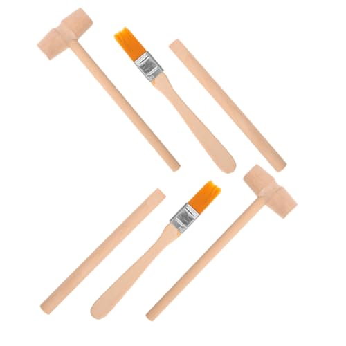 Supvox 6 Stück Dinosaurier Ausgrabungsset Teiliges Grabwerkzeug mit Kleinem Holzhammer Meißel und Pinsel Sicheres Lernspielzeug für Archäologie Fossilien und Edelstein Ausgrabung Stem Supvox 6 Stück Dinosaurier Ausgrabungsset Teiliges Grabwerkzeug mit Kleinem Holzhammer Meißel und Pinsel Sicheres Lernspielzeug für Archäologie Fossilien und Edelstein Ausgrabung Stem von Supvox