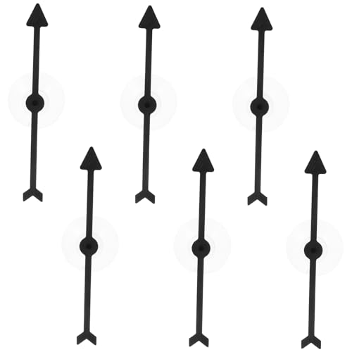 Supvox 6 Stück Drehbare Pfeile mit Saugnapfbasis Kunststoff Spielpfeil Robustes Party und Brettspiel Zubehör für Unterricht Teambuilding Geburtstagsfeiern und Vielseitige Spiele von Supvox