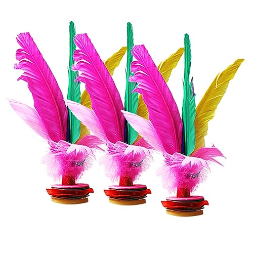 Supvox 6 Stück Feder -Shuttlecock Badminton Federball chinesische jianzi Zufällige Farbe Supvox 6 Stück Feder -Shuttlecock Badminton Federball chinesische jianzi Zufällige Farbe von Supvox