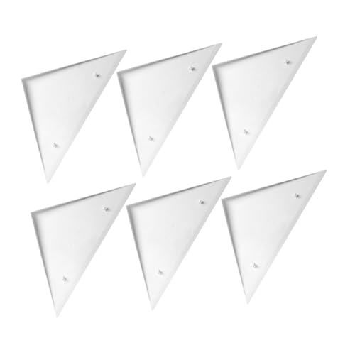 Supvox 6 Stück Fußball Büro Abdeckungsschutz Billard – Arcade Für Party Event Ersatzspiel Tischfußball Dreieckteile Ecken Kanten Heimzubehör Tischseitenteil Zimmerecke von Supvox