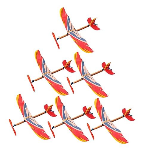 Supvox 6 Stück Gummiband Angetriebenes Flugzeug Flugzeugspielzeug Für Segelflugzeug Modell Selber Bauen Kinderspielzeug Zum Selbermachen Segelflugzeuge Hölzern Supvox 6 Stück Gummiband Angetriebenes Flugzeug Flugzeugspielzeug Für Segelflugzeug Modell Selber Bauen Kinderspielzeug Zum Selbermachen Segelflugzeuge Hölzern von Supvox