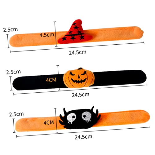 Supvox 6 Stück Halloween Slap Armbänder Schnapparmband mit Kürbis Hexenhut Spinne Bequem Passend für Erwachsene Party Mitgebsel Supvox 6 Stück Halloween Slap Armbänder Schnapparmband mit Kürbis Hexenhut Spinne Bequem Passend für Erwachsene Party Mitgebsel von Supvox