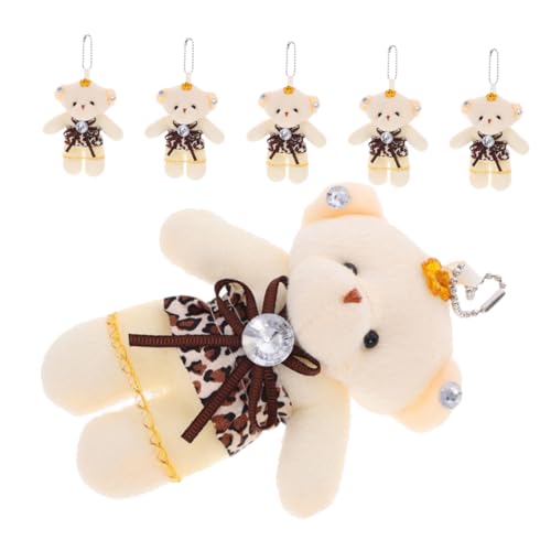 Supvox 6 Stück Hochzeitsbär- kleine Bären Bär Puppe Bärenspielzeug Cartoon-Bär-Puppe tragen Winziges Bärendekor Bär Ornament Plüsch Supvox 6 Stück Hochzeitsbär- kleine Bären Bär Puppe Bärenspielzeug Cartoon-Bär-Puppe tragen Winziges Bärendekor Bär Ornament Plüsch von Supvox