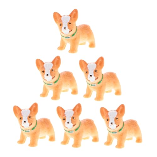 Supvox 6 Stück Hund Figuren Teiliges DIY Schlüsselanhänger Zubehör aus Resin für Mikrolandschaft Dekoration für Puppenhaus und Kreative Projekte mit Niedlichen Tiermotiven Supvox 6 Stück Hund Figuren Teiliges DIY Schlüsselanhänger Zubehör aus Resin für Mikrolandschaft Dekoration für Puppenhaus und Kreative Projekte mit Niedlichen Tiermotiven von Supvox