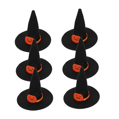 Supvox 6 Stück Kleine Hüte für Halloween Dekoration Flaschenstopfen Diy Bastelprojekte für Themenpartys Supvox 6 Stück Kleine Hüte für Halloween Dekoration Flaschenstopfen Diy Bastelprojekte für Themenpartys von Supvox