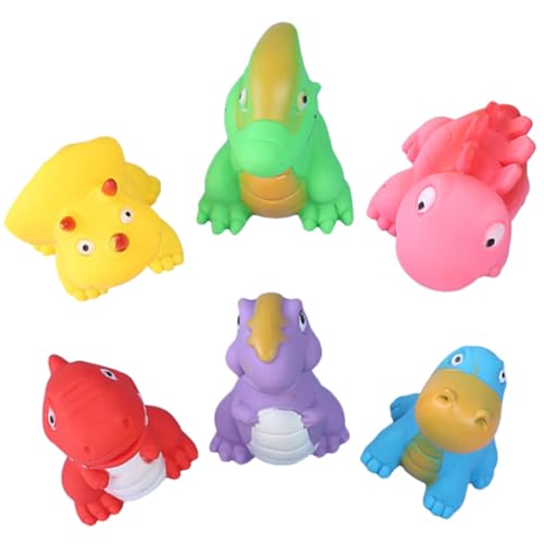 Supvox 6stücke Dinosaurier Badespielzeug Aufblasbare Schaumige Und Farbenfrohe Badewannenspielzeuge Für Kleinkinder Für Spiel Und Spaß Beim Baden Sorgen von Supvox