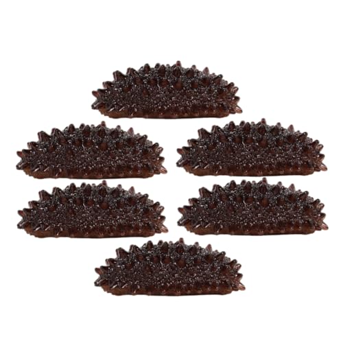 Supvox 6 Stück Künstliche Seegurke Simulation Seegurkenmodell Lebensechte Gefälschte Meeresfrüchte Kleiner Trepang- Meeresfrüchtemodell Schrankdekor Dark Brown PVC Supvox 6 Stück Künstliche Seegurke Simulation Seegurkenmodell Lebensechte Gefälschte Meeresfrüchte Kleiner Trepang- Meeresfrüchtemodell Schrankdekor Dark Brown PVC von Supvox
