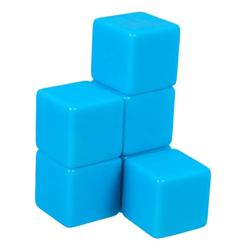 Supvox 6 Stück Leere Trickwürfel Zieh Mit Klarer Tasche DIY- Spiel DIY Zusammenstellen Die Im Klassenzimmer DIY - Machen Sky-Blue Acryl von Supvox