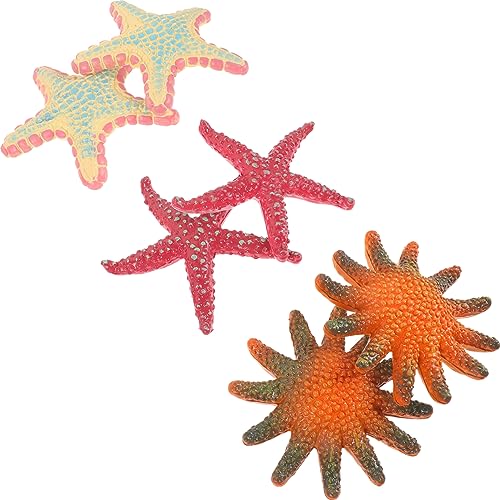 Supvox 6 Stück Meerestiermodell Seesternstatue Seestern-Tauchspielzeug entzückendes Seestern- Seestern-Figuren- Wohnkultur Seesternfiguren Sea Star Toy PVC Supvox 6 Stück Meerestiermodell Seesternstatue Seestern-Tauchspielzeug entzückendes Seestern- Seestern-Figuren- Wohnkultur Seesternfiguren Sea Star Toy PVC von Supvox