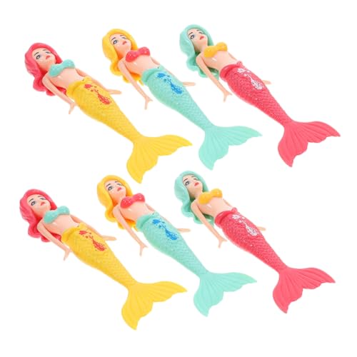 Supvox 6 Stück Meerjungfrauen-Schwimmbad Tauchen kleine Meerjungfrau-Figur Meerjungfrau Puppe Meerjungfrau-Figuren Meerjungfrauenpuppen für Wasser Plastik Supvox 6 Stück Meerjungfrauen-Schwimmbad Tauchen kleine Meerjungfrau-Figur Meerjungfrau Puppe Meerjungfrau-Figuren Meerjungfrauenpuppen für Wasser Plastik von Supvox