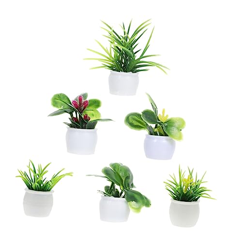Supvox 6 Stück Mini Pflanzen Modell Teiliges Lebensechte Bonsai Figuren für Puppenhaus und Garten Deko Künstliche Pflanzen Ornamente Praktische für DIY Projekte und Wohnkultur Supvox 6 Stück Mini Pflanzen Modell Teiliges Lebensechte Bonsai Figuren für Puppenhaus und Garten Deko Künstliche Pflanzen Ornamente Praktische für DIY Projekte und Wohnkultur von Supvox