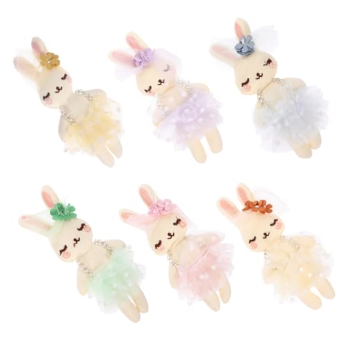 Supvox 6 Stück Mit Baumwolle ausgestopfte Hasenpuppe Plüsch Party Karikatur DIY-Stirnband-Kaninchen-Ornament Handwerkdekoration Kaninchen- PP Baumwolle Supvox 6 Stück Mit Baumwolle ausgestopfte Hasenpuppe Plüsch Party Karikatur DIY-Stirnband-Kaninchen-Ornament Handwerkdekoration Kaninchen- PP Baumwolle von Supvox