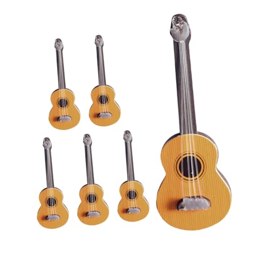 Supvox 6 Stück Musikinstrument Dekorationen für Puppenhaus Kreative Fotografie Accessoires für Musikliebhaber und Sammler Supvox 6 Stück Musikinstrument Dekorationen für Puppenhaus Kreative Fotografie Accessoires für Musikliebhaber und Sammler von Supvox