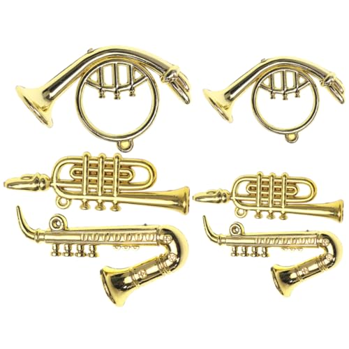 Supvox 6 Stück Musikinstrumente für Puppenhaus Teiliges aus Blasinstrumenten Deko für Miniaturwelten für Geburtstage und Bildungsspielzeug Supvox 6 Stück Musikinstrumente für Puppenhaus Teiliges aus Blasinstrumenten Deko für Miniaturwelten für Geburtstage und Bildungsspielzeug von Supvox