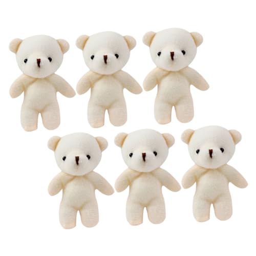 Supvox 6 Stück Niedliche Schlüsselanhänger Bär Anhänger Taschen Deko Hängend DIY Accessoire Geschenkidee für Familie Freunde von Supvox