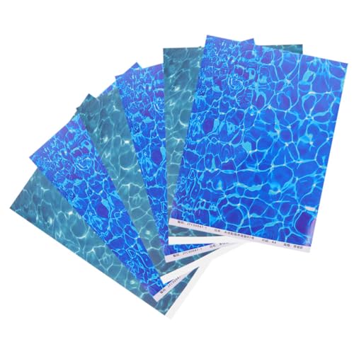 Supvox 6 Stück Papier Mit Simulierter Wasserstruktur Sandtisch, Künstliches Wasser Fake-wasserlandschaftsdekor Künstlicher Bach DIY Landschaft Sandtischwasserbasis Harzhandwerk Plastik Supvox 6 Stück Papier Mit Simulierter Wasserstruktur Sandtisch, Künstliches Wasser Fake-wasserlandschaftsdekor Künstlicher Bach DIY Landschaft Sandtischwasserbasis Harzhandwerk Plastik von Supvox