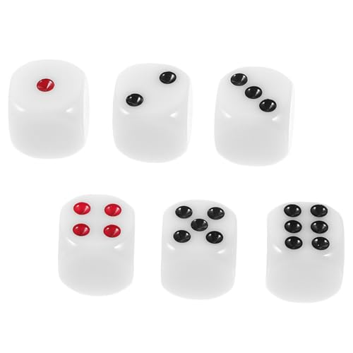 Supvox 6 Stück Partyspielwürfel Zubehör Lustige Brettwürfel Partywürfel Spielrequisiten Partygeschenkwürfel Für Spielwürfel Massenunterhaltungswürfel Einseitige Würfel Supvox 6 Stück Partyspielwürfel Zubehör Lustige Brettwürfel Partywürfel Spielrequisiten Partygeschenkwürfel Für Spielwürfel Massenunterhaltungswürfel Einseitige Würfel von Supvox