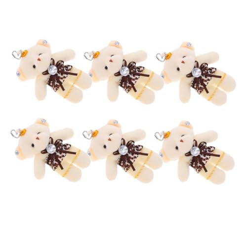 Supvox 6 Stück Plüsch Bär Anhänger Teiliges Stofftier Schlüsselanhänger für Hochzeit Party und Dekoration Tiefbraun für Taschen Rucksäcke und Süße Diy Projekte Supvox 6 Stück Plüsch Bär Anhänger Teiliges Stofftier Schlüsselanhänger für Hochzeit Party und Dekoration Tiefbraun für Taschen Rucksäcke und Süße Diy Projekte von Supvox