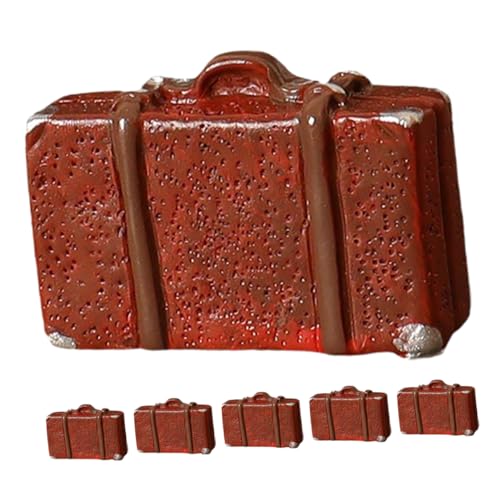 Supvox 6 Stück Puppenhaus Koffer Für Puppenhäuser Realistisch Party Gepäck Winziger Koffer Mini Reisen Spielzeugkoffer Reisespielzeug Puppenkoffer Brown Harz Supvox 6 Stück Puppenhaus Koffer Für Puppenhäuser Realistisch Party Gepäck Winziger Koffer Mini Reisen Spielzeugkoffer Reisespielzeug Puppenkoffer Brown Harz von Supvox