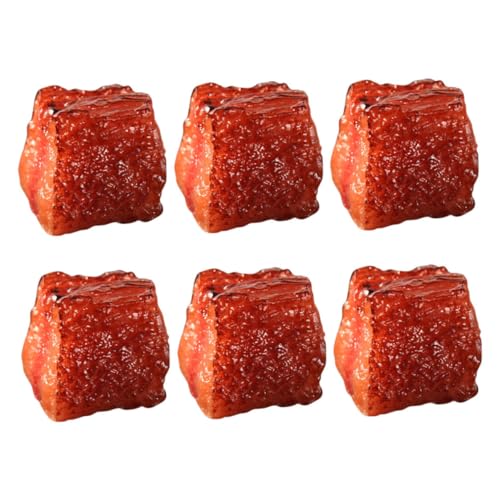 Supvox 6 Stück Rindfleischwürfel Lehrmittel Fleisch Simulieren Künstliches Simulationsspielzeug Mini Realistisches Spielessen Für Kinderpartys Lebensechte Krümel Realistisches Supvox 6 Stück Rindfleischwürfel Lehrmittel Fleisch Simulieren Künstliches Simulationsspielzeug Mini Realistisches Spielessen Für Kinderpartys Lebensechte Krümel Realistisches von Supvox