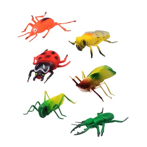 Supvox 6 Stück Simulation Insekten Figuren Zahlen Spielzeugfiguren Figuren realistisch Figuren Realistisches Realistisches Modell weiches Gummi Supvox 6 Stück Simulation Insekten Figuren Zahlen Spielzeugfiguren Figuren realistisch Figuren Realistisches Realistisches Modell weiches Gummi von Supvox
