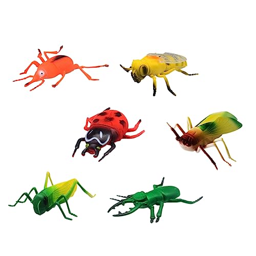 Supvox 6 Stück Simulation Insekten Figuren realistisch falsches Modell Spielzeugfiguren Figuren Figuren Realistisches Modell Zahlen weiches Gummi Supvox 6 Stück Simulation Insekten Figuren realistisch falsches Modell Spielzeugfiguren Figuren Figuren Realistisches Modell Zahlen weiches Gummi von Supvox