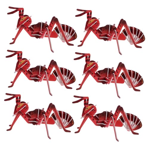 Supvox 6 Stück Teiliges Ameisenpuzzle aus Karton Stem Lernspielzeug für Realistisches Insektenmodell zum Zusammenbauen Fördert Feinmotorik Kreatives Basteln und Naturwissenschaftliche Supvox 6 Stück Teiliges Ameisenpuzzle aus Karton Stem Lernspielzeug für Realistisches Insektenmodell zum Zusammenbauen Fördert Feinmotorik Kreatives Basteln und Naturwissenschaftliche von Supvox