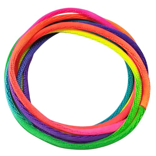 Supvox 6 Stück Teiliges Finger wendeseil Bunte Nylonfäden für Kreative Drehspiele Lernspielzeug Geschenk Supvox 6 Stück Teiliges Finger wendeseil Bunte Nylonfäden für Kreative Drehspiele Lernspielzeug Geschenk von Supvox