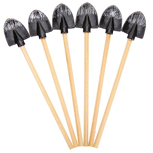Supvox 6 Stück Teiliges Miniatur Gartenwerkzeuge Miniature Schaufel Zubehör für Puppenhaus für Kreatives und Garten Dekoration von Supvox