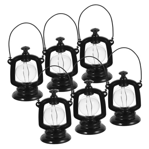 Supvox 6 Stück Teiliges Miniatur Kerosinlampen aus Dekorative Puppenhaus Ornamente Schwarz im Retro Stil Geeignet für DIY Basteln Miniatur Landschaften und Modell Dioramen Supvox 6 Stück Teiliges Miniatur Kerosinlampen aus Dekorative Puppenhaus Ornamente Schwarz im Retro Stil Geeignet für DIY Basteln Miniatur Landschaften und Modell Dioramen von Supvox