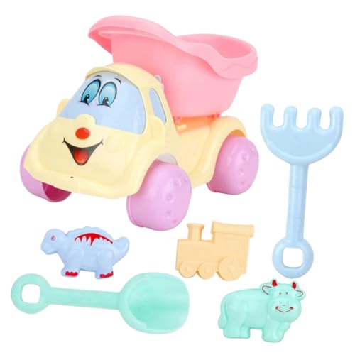 Supvox 6 Stück Teiliges Sandspielzeug Set für Kleine Strandspielzeuge aus Hochwertigem Kunststoff Leicht und Sicher Fördert Kreativität und Farbverständnis für Jungen und Mädchen Am von Supvox