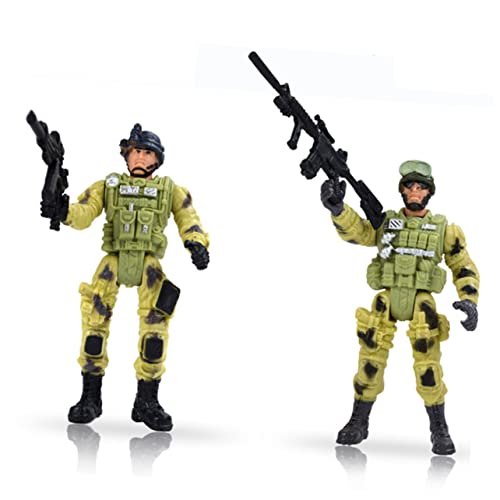 Supvox 6 Stück Teiliges Special Forces Spielzeugset für Interaktive Eltern Junge Mädchen Spiele Abnehmbare Figuren für Jungen und Mädchen B von Supvox