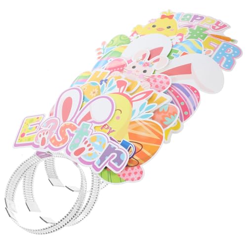 Supvox 6 Stück Teiliges Stirnband Set mit Hasenohren und Bunten Eier Motiven Kopfschmuck für Mädchen und Damen für Osterfeiern und Fotografie Supvox 6 Stück Teiliges Stirnband Set mit Hasenohren und Bunten Eier Motiven Kopfschmuck für Mädchen und Damen für Osterfeiern und Fotografie von Supvox