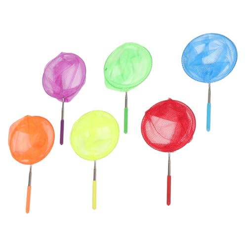 Supvox 6 Stück Teiliges aus Farbigen Ausziehbaren Insektenfängern mit Stabilem Edelstahl teleskopstab Leichtes Gartenspielzeug für Fangen von Insekten Schmetterlingen und Kleinen Fischen Supvox 6 Stück Teiliges aus Farbigen Ausziehbaren Insektenfängern mit Stabilem Edelstahl teleskopstab Leichtes Gartenspielzeug für Fangen von Insekten Schmetterlingen und Kleinen Fischen von Supvox