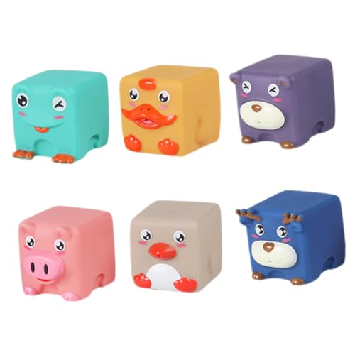 Supvox 6 Stück Tierblockspielzeug Dusche Kinderspielzeug -Dusche-Versorgung Badespielzeug für Kleinkinder Kleine Badespielzeug kinderbadezimmer Kieselgel Supvox 6 Stück Tierblockspielzeug Dusche Kinderspielzeug -Dusche-Versorgung Badespielzeug für Kleinkinder Kleine Badespielzeug kinderbadezimmer Kieselgel von Supvox