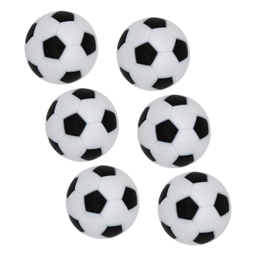 Supvox 6 Stück Tischfußballball Kinderfußball Foosball geformt Kleiner fußball tischfusball schienbeinschoner Fussball Zubehör für Tischspiele Tischfußball, kleine Bälle die Hüften von Supvox