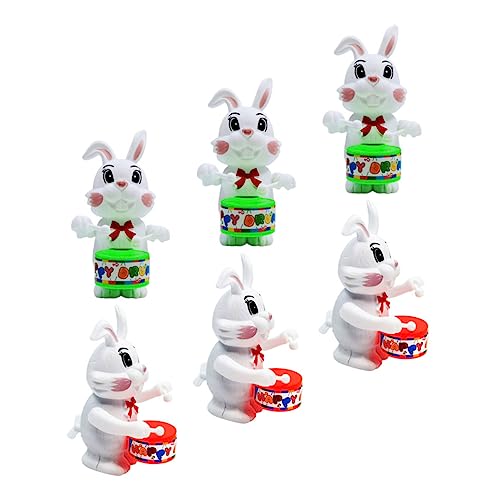 Supvox 6 Stück Trommelnder Hase Desktop- Aus Kunststoff Zartes Kaninchendekor Schlagzeug Hasenpuppenschmuck Plastik Supvox 6 Stück Trommelnder Hase Desktop- Aus Kunststoff Zartes Kaninchendekor Schlagzeug Hasenpuppenschmuck Plastik von Supvox