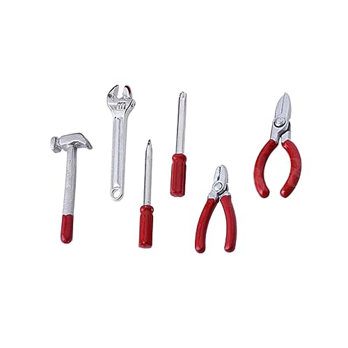 Supvox 6 Stück - -Werkzeuge Fee Miniatur Chaps tiegerkostuem Werkzeug für Modellbau kindercroks Toys verschleißfestes Kinderspielzeug Kinderaccessoire Legierung rot Supvox 6 Stück - -Werkzeuge Fee Miniatur Chaps tiegerkostuem Werkzeug für Modellbau kindercroks Toys verschleißfestes Kinderspielzeug Kinderaccessoire Legierung rot von Supvox